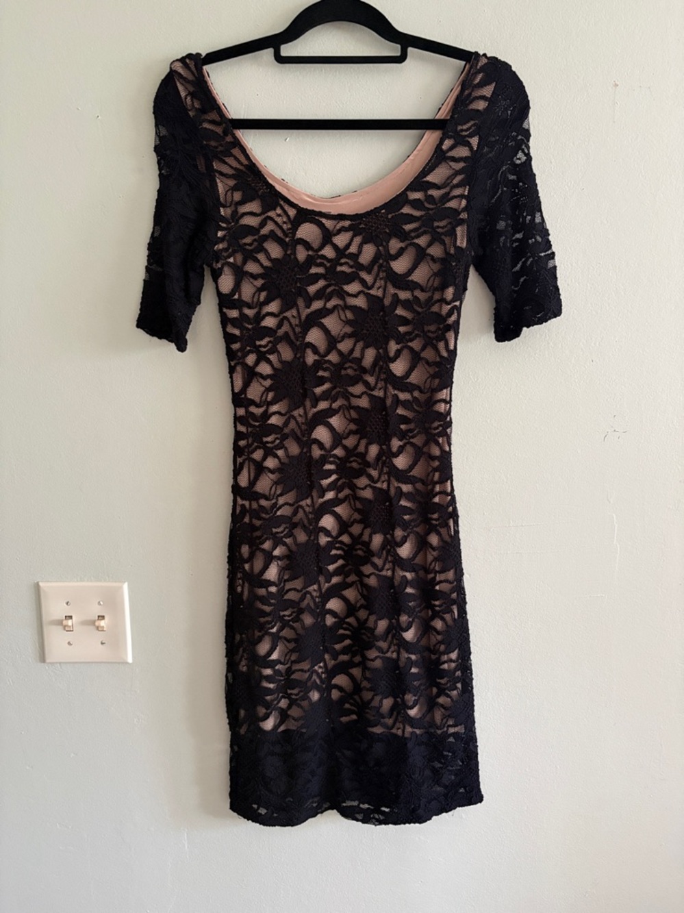 Last tango Black Lace dress S